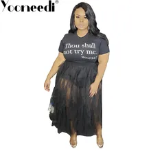 Yooneedi летняя дизайнерская Сексуальная Женская юбка размера плюс, цветная однотонная женская юбка макси с оборками, YF-1088