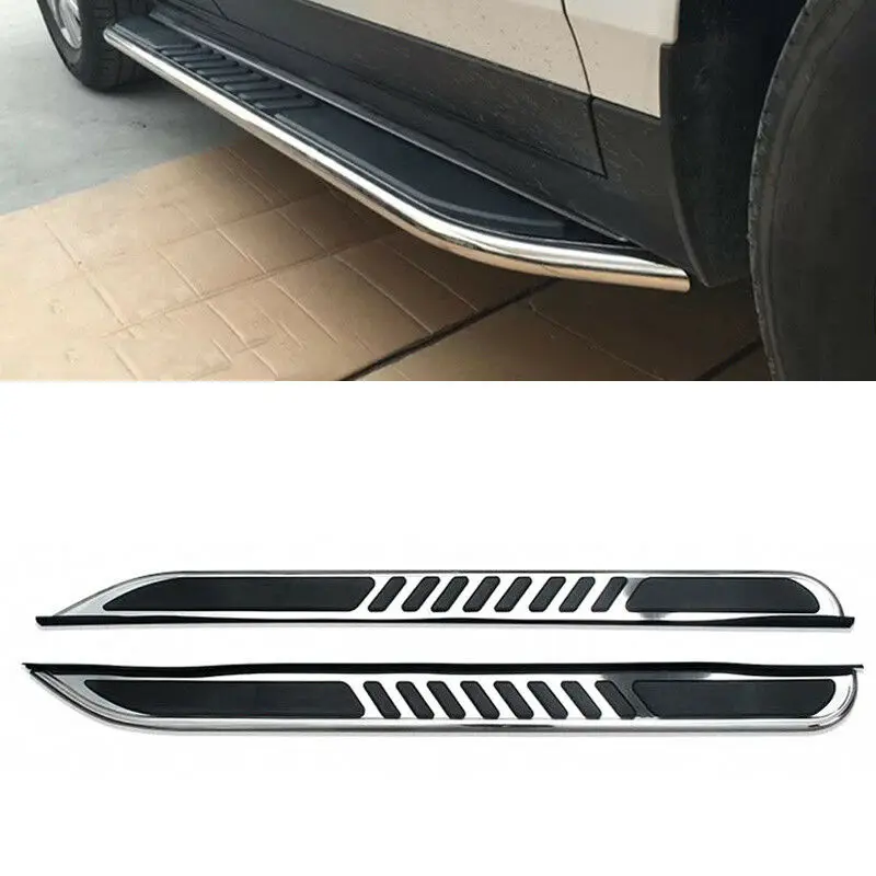 2 шт. для Cadillac SRX 2010- без бурения Nerf баров ходовые доски левый и правый автомобильные аксессуары модификация автомобиля