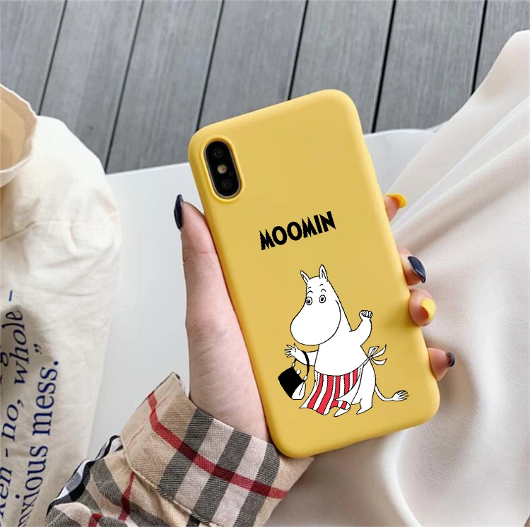 Cute Moomin TPU candy Soft Phone Case For huawei p30 pro p30 lite p20 pro p10 mate 20 p10 lite honor 9 lite