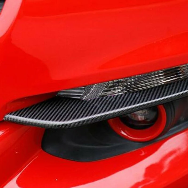 Углеродное волокно туман светильник Canard Газа отделка Подходит для Ford Mustang Gt S550 2015