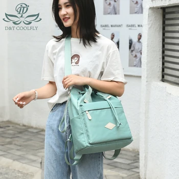 

D&T 2020 New Fashion Baby Shoulder Bag Backpack Waterproof String Colorful Women Bag High-Capacity Multi-Function School Bag