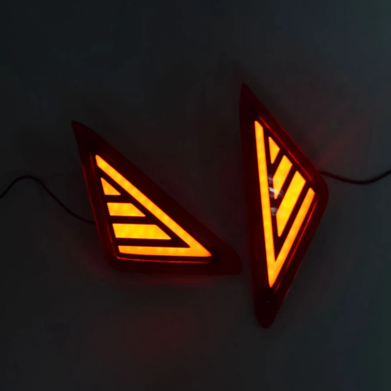 

Car LED Rear Fog Lamp Bumper Light Auto Bulb Brake Light Reflector for Toyota C-HR CHR 2016 2017 2018 2019