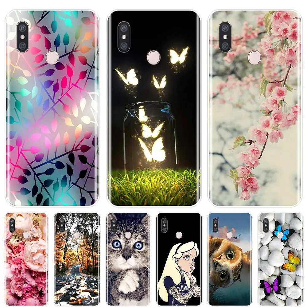 Fashion Soft Silicon Case For Xiaomi Mi Max 1 2 2S 3 Pattern Painting Phone Cases Mix 2SE Back Cover | Мобильные телефоны и