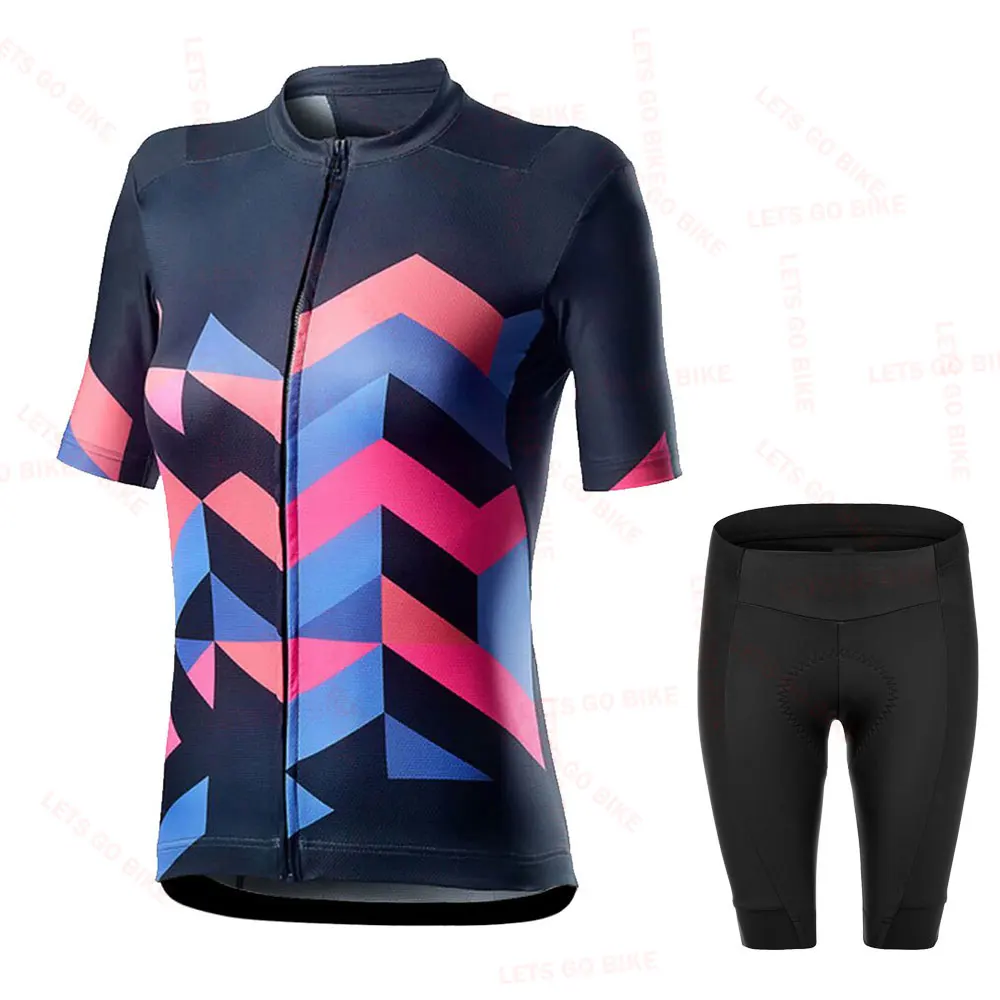 

Cycling Sweatshirt Women's 2020 Summer Multicolor Short Sleeve Pants MTB Women's Sweatshirt RopeA Maillot Ciclismo Bike Set