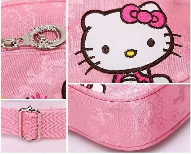 Hello kitty/розовые детские сумки с героями мультфильмов; модная сумка-мессенджер; сумка на плечо; Рождественская Подарочная сумка для девочек; Милая женская сумка