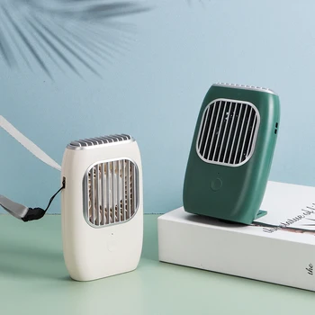 

New Pattern USB Charging Fan Mini Fan Travel Hanging Neck Fan Summer Handheld Air Cooler Ventilador Pocket Desktop Fans