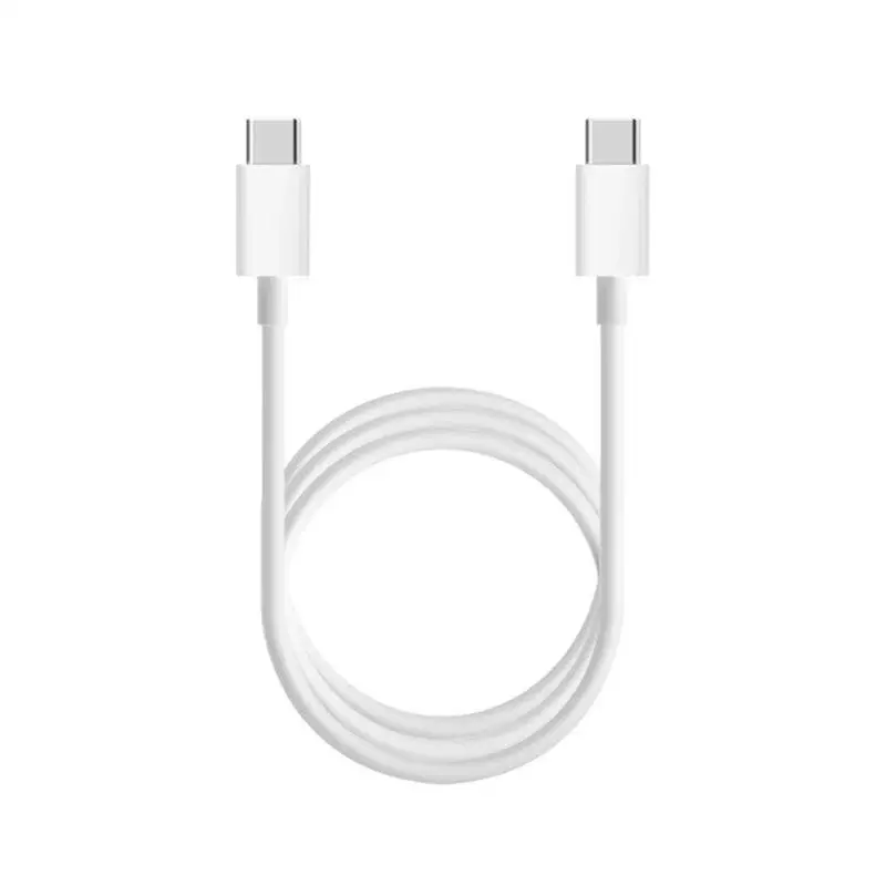 1 м длина type-c 3,1-type C кабель USB C-USB C Gen2 3A 60 Вт 10 Гбит/с кабель для синхронизации данных и зарядки - Цвет: Белый