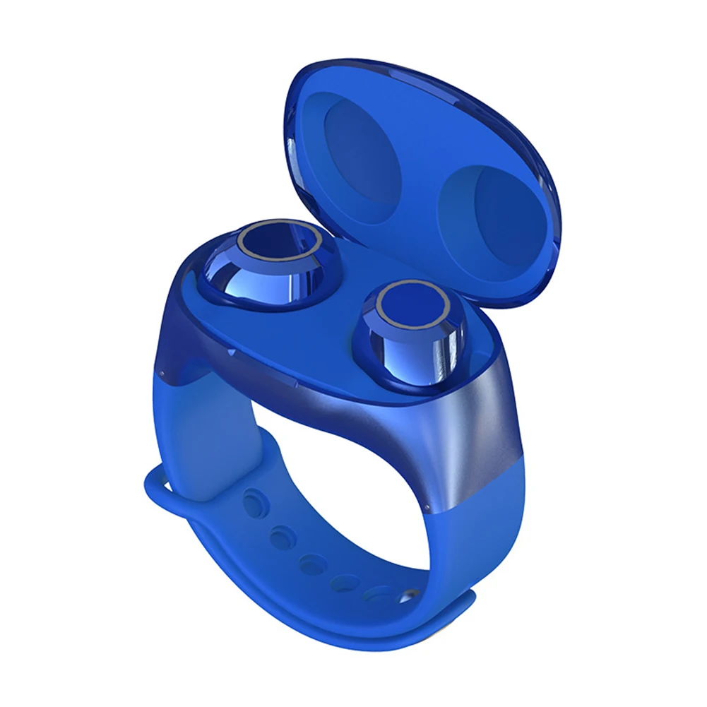 Новая крутая беспроводная гарнитура 2 в 1 HM50 TWS Bluetooth 5,0 Смарт спортивные часы браслет Bluetooth гарнитура спортивные наушники