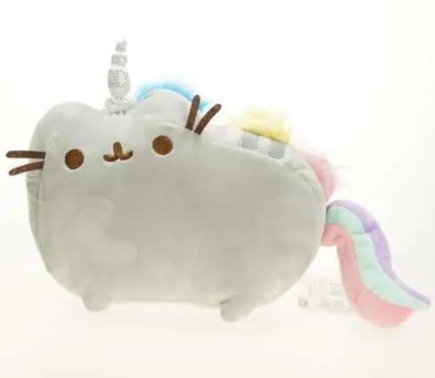 Kawaii Brinquedos кошка суши Ангел печенье картофельные чипсы пончик мягкие и плюшевые животные Милая киска Рождественский подарок игрушки для девочек - Цвет: rainbow