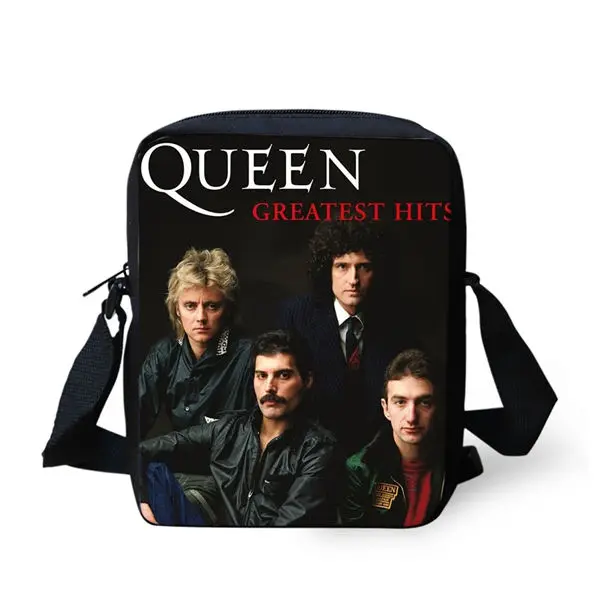 CDWX4253E Хаоюань 3 шт./компл. Студенты Рюкзак queen группа Bohemian Rhapsody печать дети ребенок по индивидуальному заказу, школьный рюкзак с большой рюкзак-сумка через плечо - Цвет: CDWX4253E