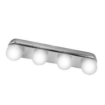 

Bulb Hollywood Vanity Lights Stepless Dimmable Wall Lamp 4 Bulbs Kit New Bathroom Led Vanity Light Makeup Mirror Light