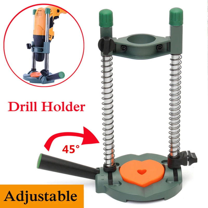 

New Adjustable Angle Drill Holder Guide Stand Positioning Bracket for Electric Drill Handle DIY tool