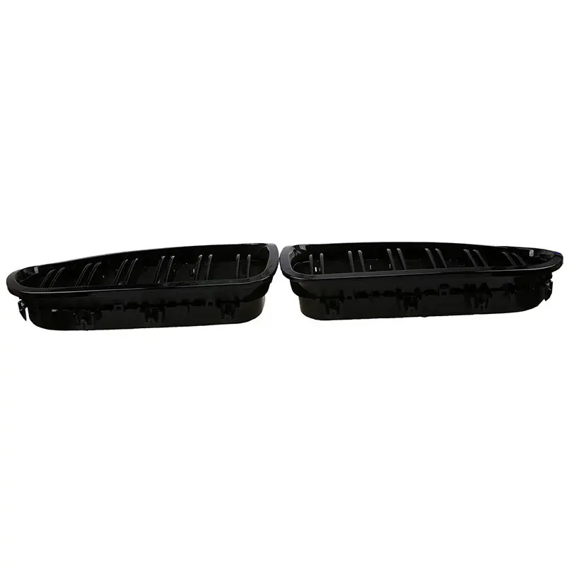 2010 2016 для BMW Sedan F10 F11 520i 530i 535i глянцевый черный передний почечный двойные ребра