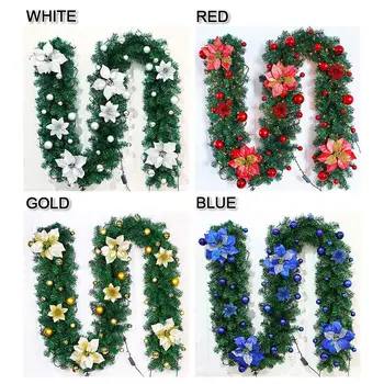 

Fabric Artificial Ivy Vine Christmas Rattan Decoration Artificial Rattan DIY Garlands Wedding Room Home Beautiful Hanging