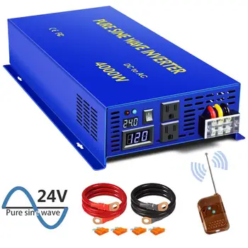 

XYZ INVT 4000 watt Off Grid Power Converter Pure Sine Wave Inverter 12v 24v 36v 48v dc to ac 120v 240V Remote Switch