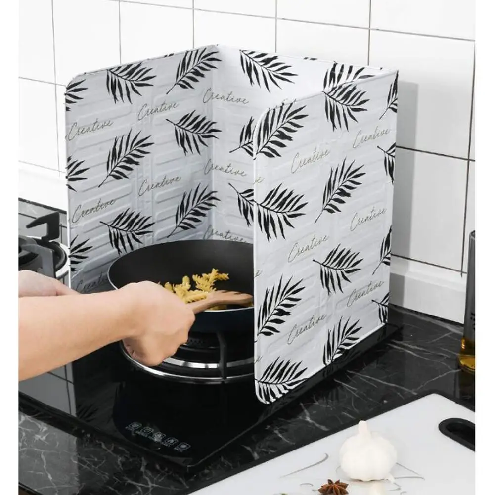 DishyKooker алюминиевая фольга теплоизоляция масла перегородка брызг предохранитель для кухонной плиты приготовления пищи