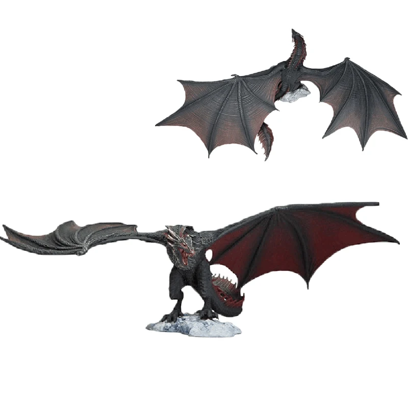 Drogon Viserion ледяной дракон Rhaegal ПВХ фигурка модель игрушки кукла подарок