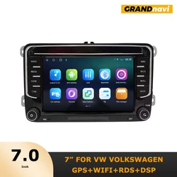 GRANDnavi Radio con GPS para coche, dispositivo con Android 10, 2DIN, para VW Passat B6 Amarok Volkswagen Skoda Octavia 2 Superb Jetta T5 golf 5