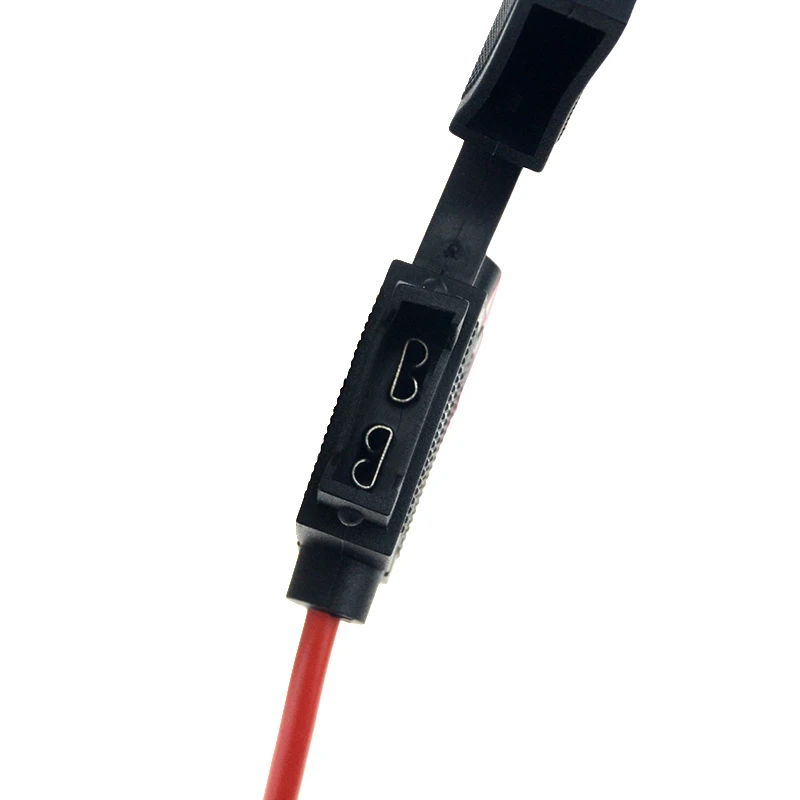 1 шт. 14AWG автомобиль брызг в линии стандартный лезвие держатель предохранителя коробка с крышкой, 10A красный автоматический стандартный предохранитель опционально
