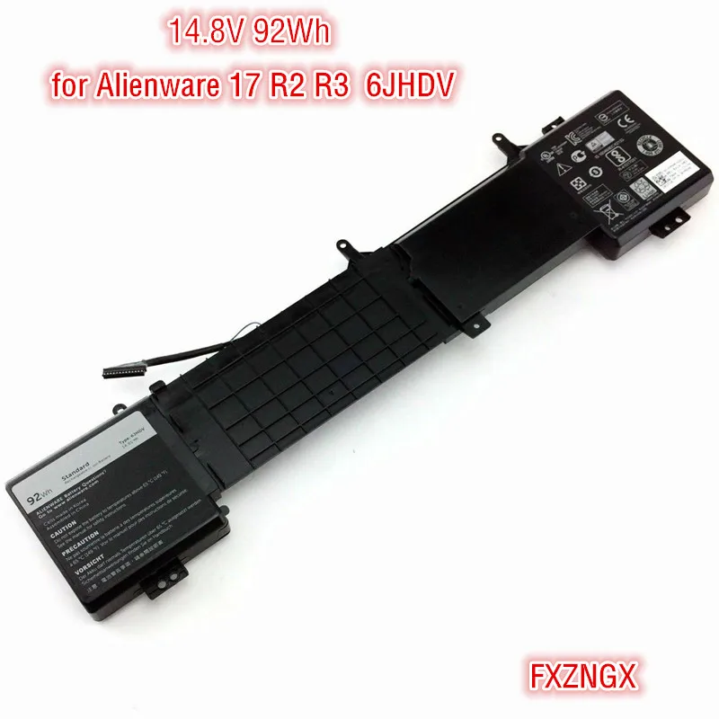 NEW 92Wh 6JHDV Battery for Dell 17 R2 R3 ALW17ED ALW17ER Laptop OEM