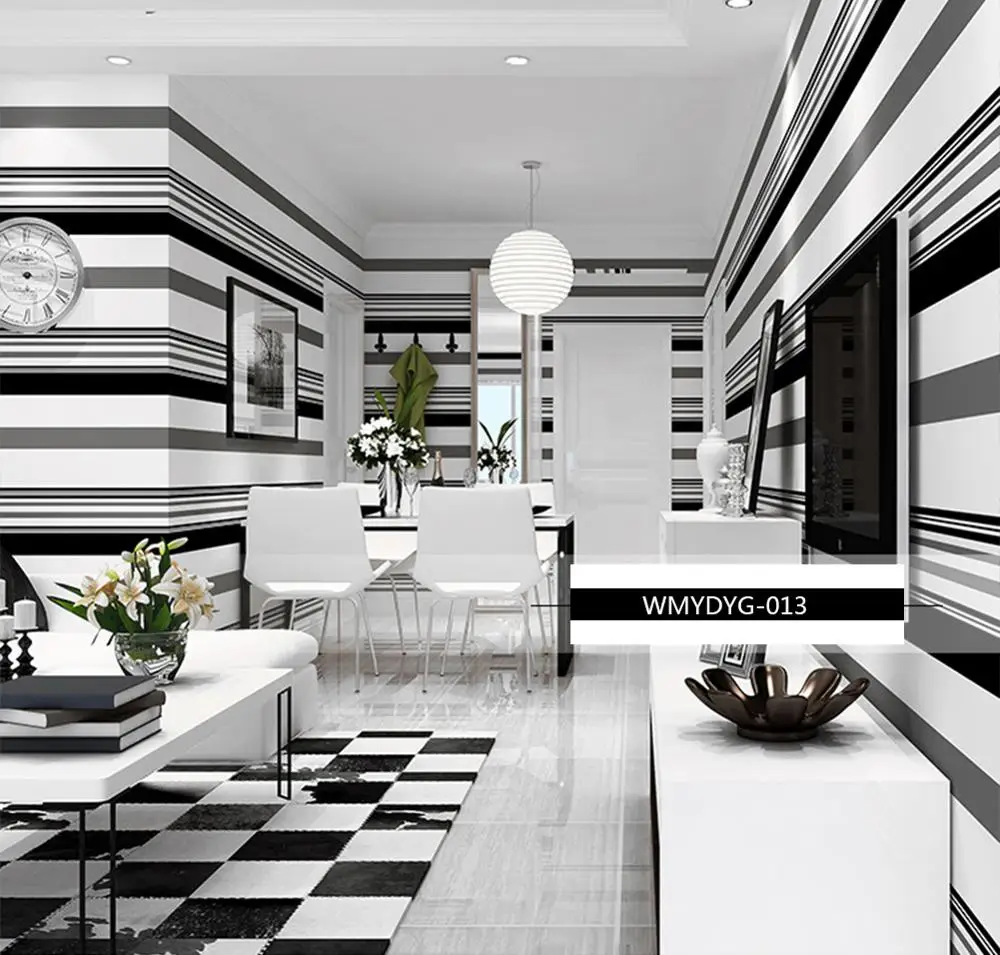 papier peint rayures revetement mural fond chambre fille et garcon 01