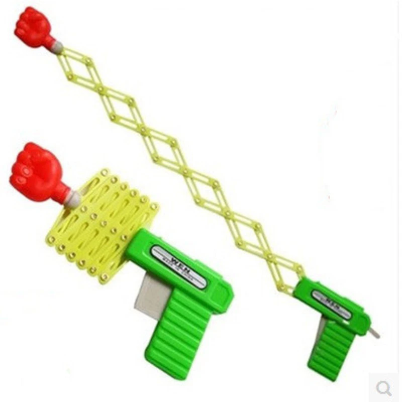 

Children Tricky Funny Toys Magic Elasticity Retractable Fist Gun Kid's Toys Post-80s Childhood Nostalgia Classic Magic gun