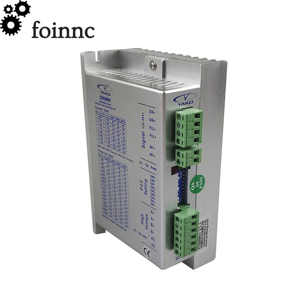

YAKO 2phase Stepper Motor Driver YKD2D68MH Match With NEMA23 NEMA34 Use For CNC Router Engraving Machine