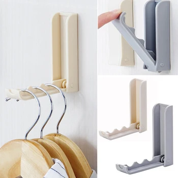 

Foldable Door Hook Wall Hanger For Cloth Home Storage Household Invisible Coat Storage Holder Coat Hanger