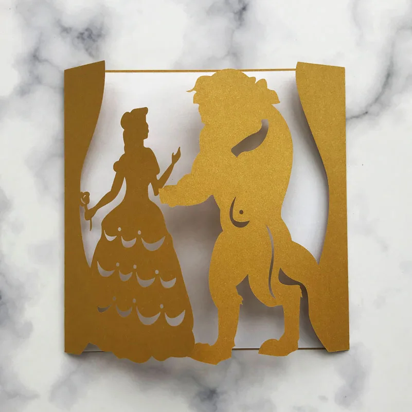 30 шт./лот лазерная резка свадебные пригласительные открытки Элегантная