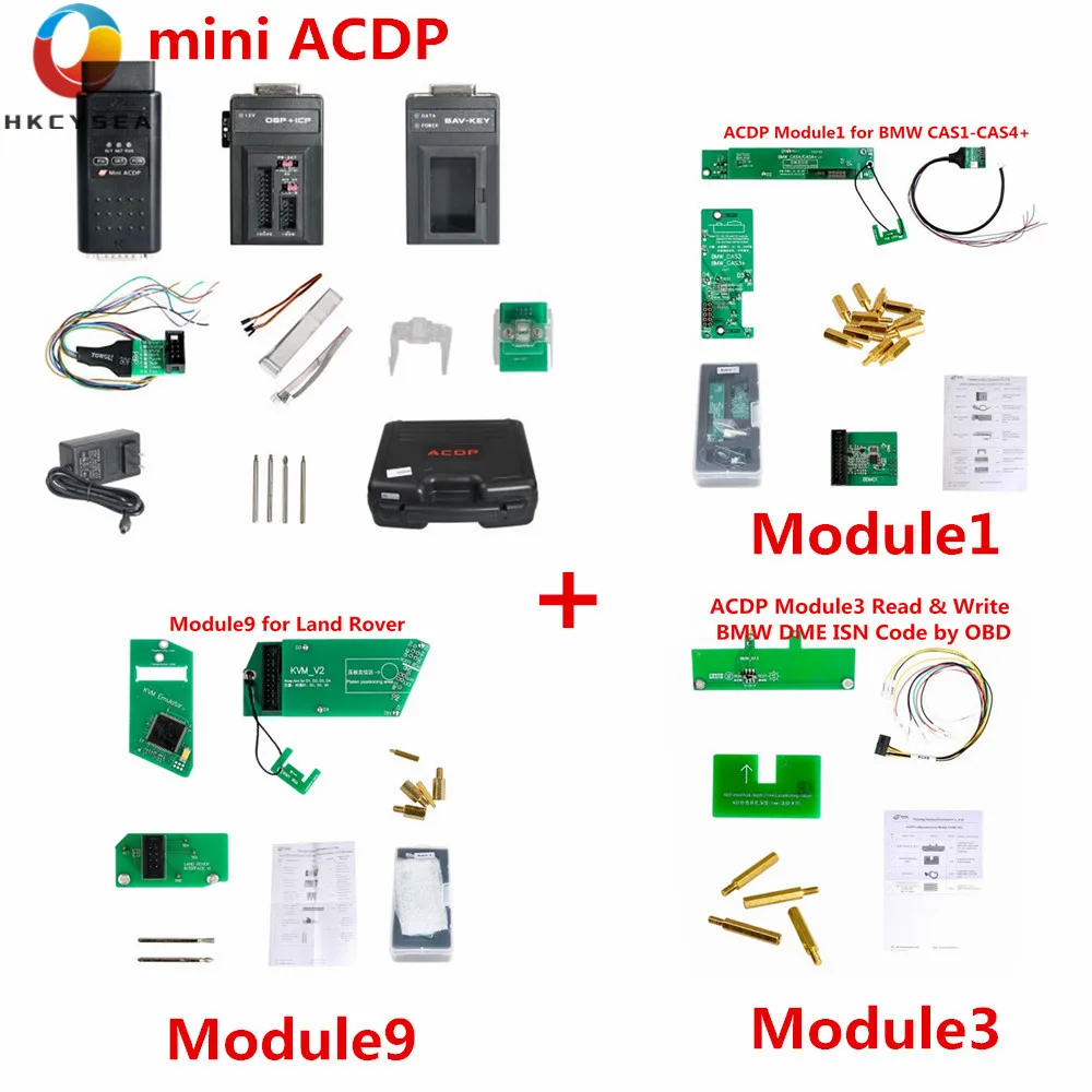 Программатор Yanhua Mini ACDP основная версия работает на ПК/Android/IOS с Wi Fi и Module1/3 для BMW