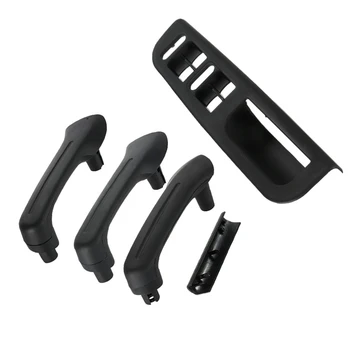 

Car Master Window Switch Control Panel Trim Bezel 3 Interior Door Grab Handle Sets for Jetta Bora Golf 4 MK4 2002-2007