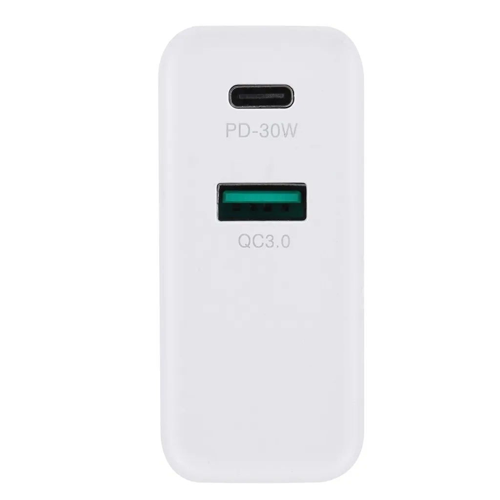 Ouhaobin 30 Вт Быстрая зарядка USB-C настенное зарядное устройство адаптер Быстрая зарядка QC 3,0 для смартфонов для планшетов