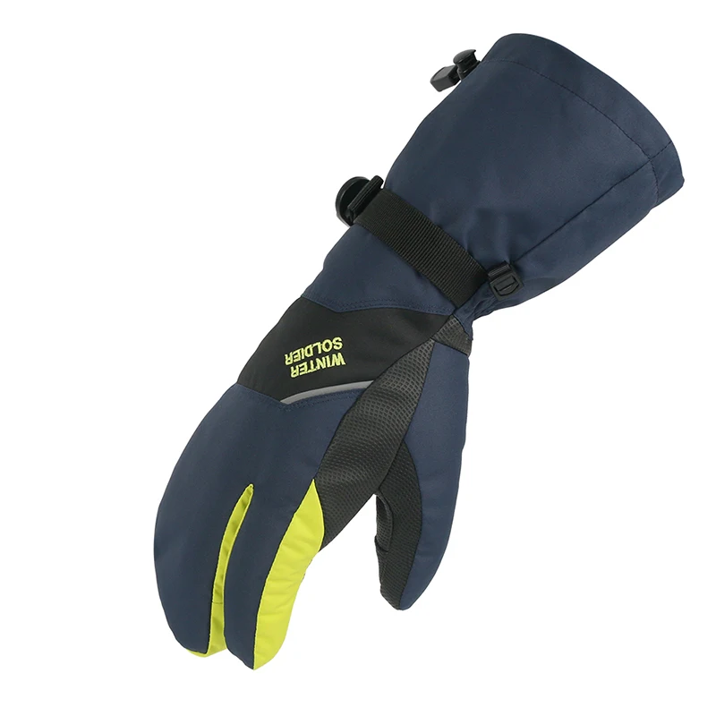 The waterproof windproof men ski gloves