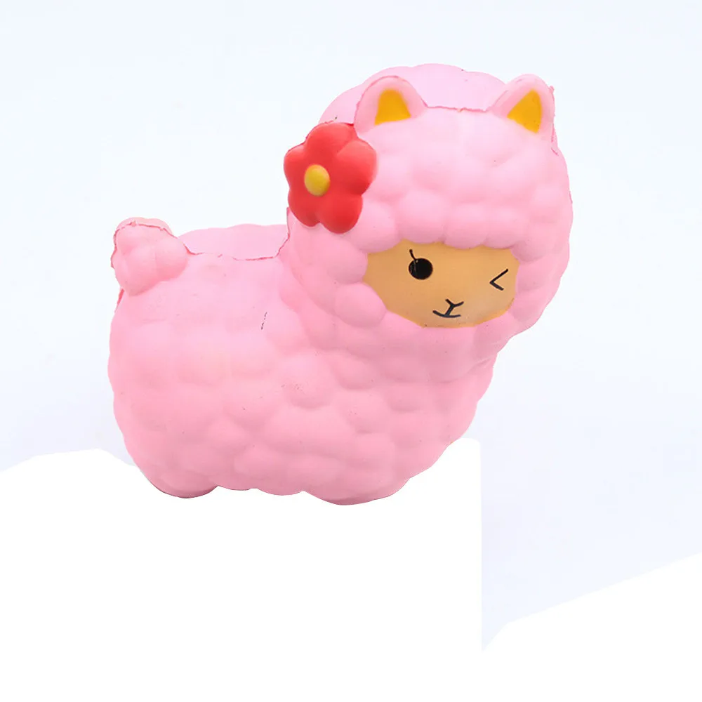 Pink Игрушки для детей, игрушки для снятия стресса, милая овечка, крем, Ароматизированная подвеска, медленно растущая детская игрушка, антистрессовая Нетоксичная игрушка, Новинка - Цвет: Pink