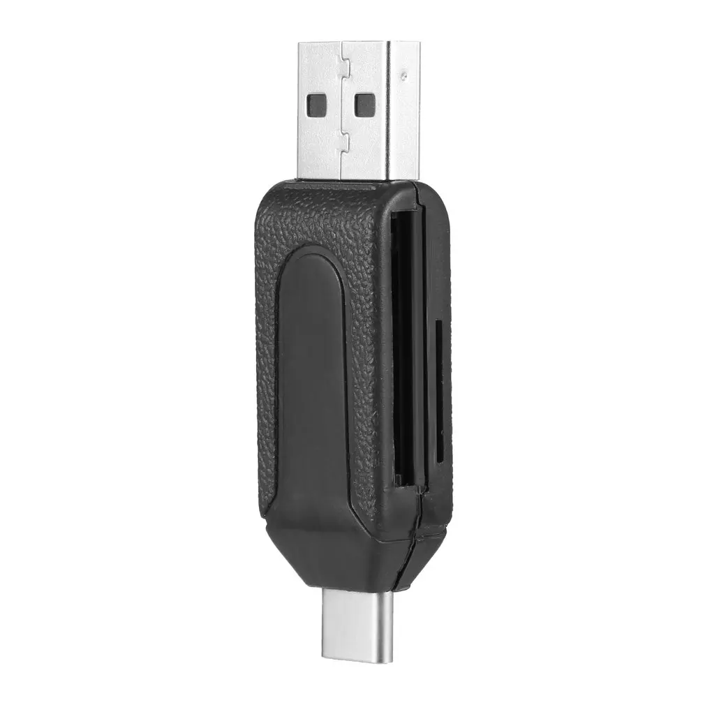 1pc 5pcs High Speed 480 Mbps OTG USB 2 0 Type C Memory Card Reader for 4