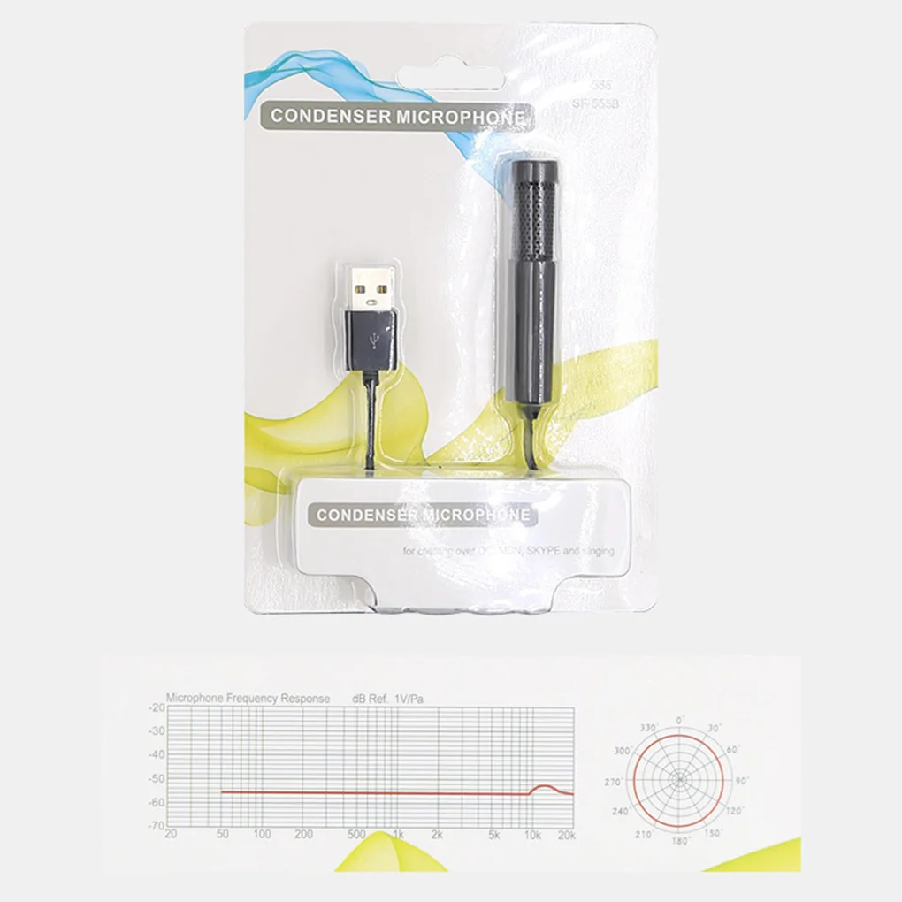 USB конденсатор стерео разъем микрофон Портативный мини ноутбук компьютер Студия Аудио запись голоса микрофон