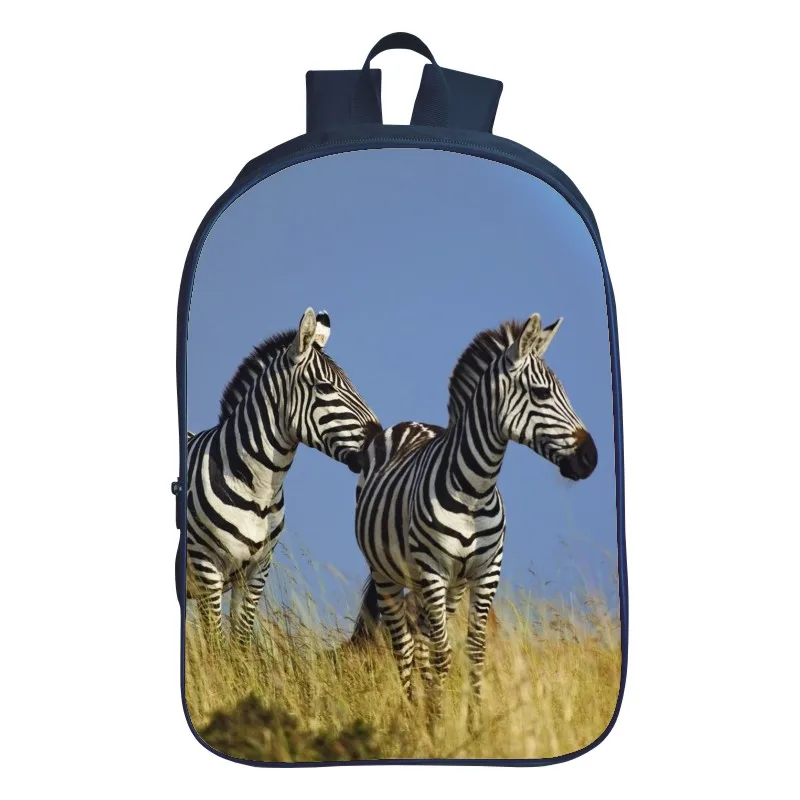 Zebra School Bag 16 Inches Children School Bags Kids Backpack Schoolbag For Girl Boys Backpacks Children's Gifts
