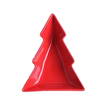 

Christmas Decorative Plates Snack Tray Serving Plates Cartoon Animal Kids Gift