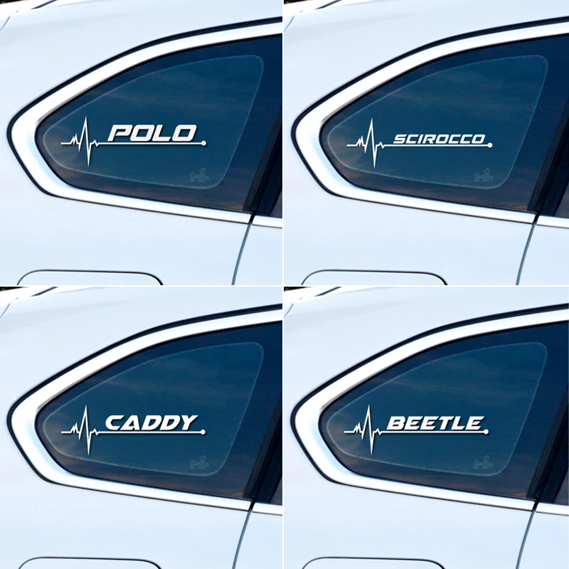 

1pcs Car Sports Decal Sticker for Volkswagen POLO SCIROCCO CADDY BEETLE Car sticker accessories