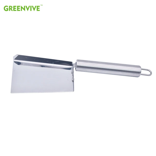 Greenvive Rozsdamentes Acél Fa Fogantyú Tisztítása Méhkas Lapát Méhészet Tiszta Szerszám Kanál 3.15 Hüvelyk *7,87 Hüvelykes Lapáttal - Image 5