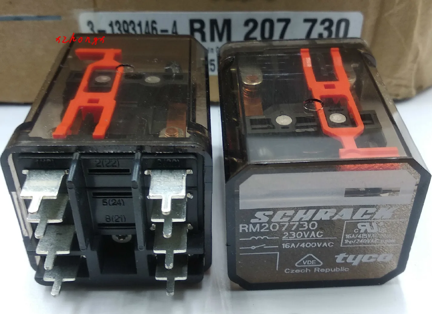 RM207730 230VAC новое оригинальное реле 16A 230V 8 футов