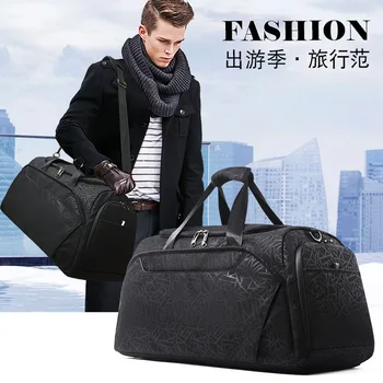 

Hot Men Travel Handbag Large Capacity Women Luggage Sport Duffle Bags Male Oxford Big Travel Luggage Trip Shoulder Bag LW0106
