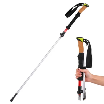 

Outdoor Trekking Pole Traveling Climbing Tools Collapsible Walking Pole Lightweight Hiking Stick For Trekking Camping