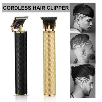 

Professional Barber Hair Clipper Rechargeable Electric T-Outliner Finish Cutting Machine Skeleton Cordless Beard Trimmer Shaver