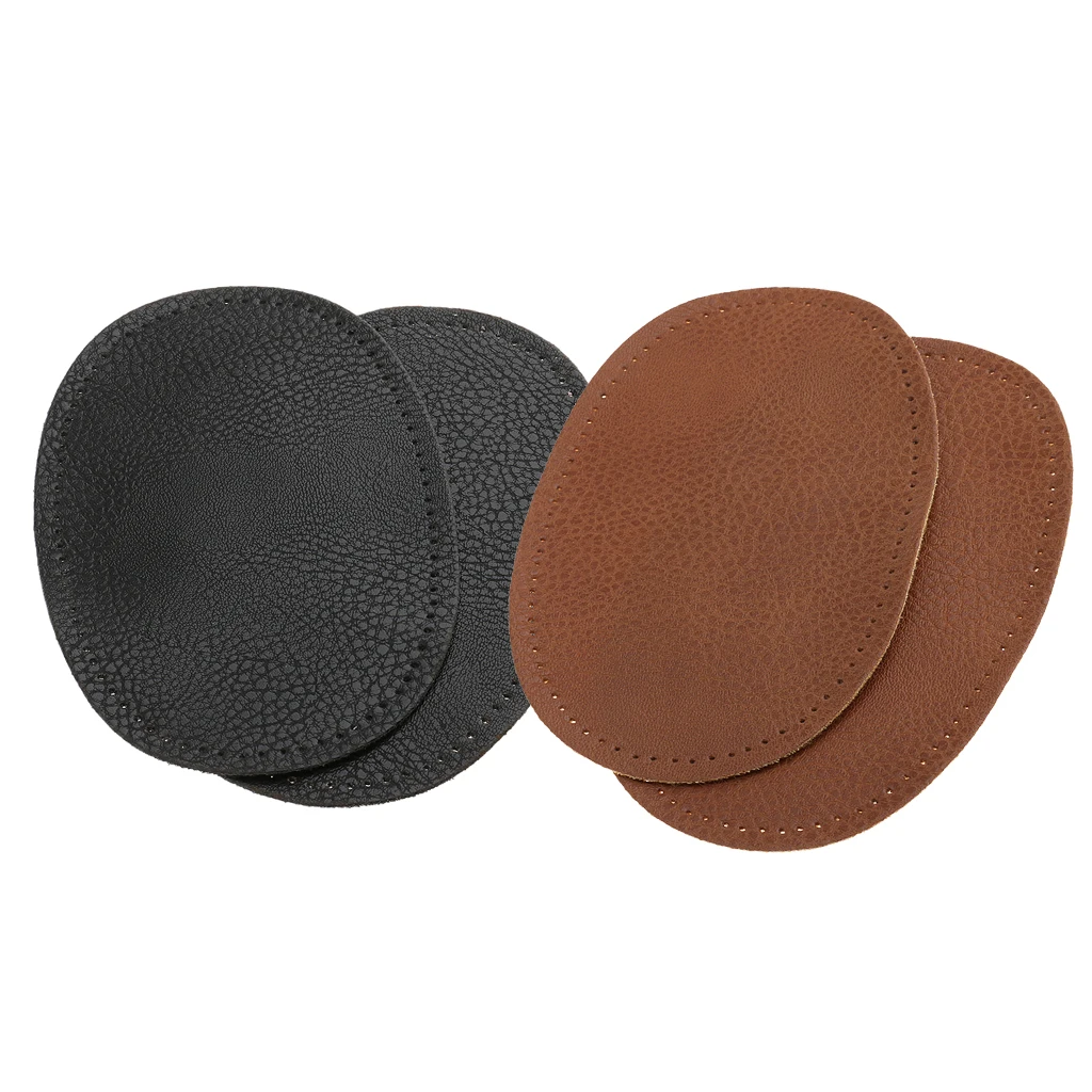 2 Pair Elbow Patches Sew On Knee Clothing Repair Applique For Clothes Decoration Sweater Coat Jacket Use14 x 9 cm