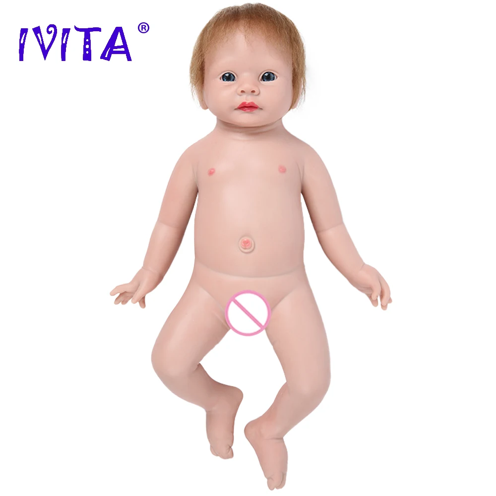 

IVITA WG1523RH 48cm 3900g Realistic Silicone Reborn Baby Doll Newborn Transplant Dolls Lifelike Soft Bebe Toys for Children