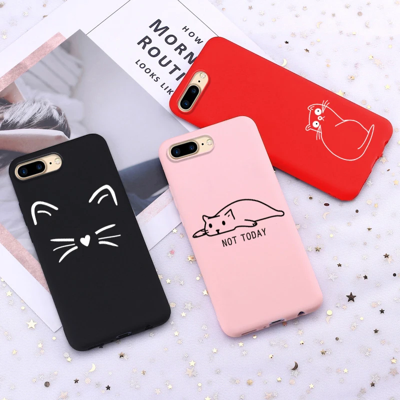 Cute Cats Silicone Cases For Samsung Galaxy A50 A20e A2 Core A10 A30 A20 A40 A60 A70 A9s A9 Star Pro A9 Soft TPU Back Cover