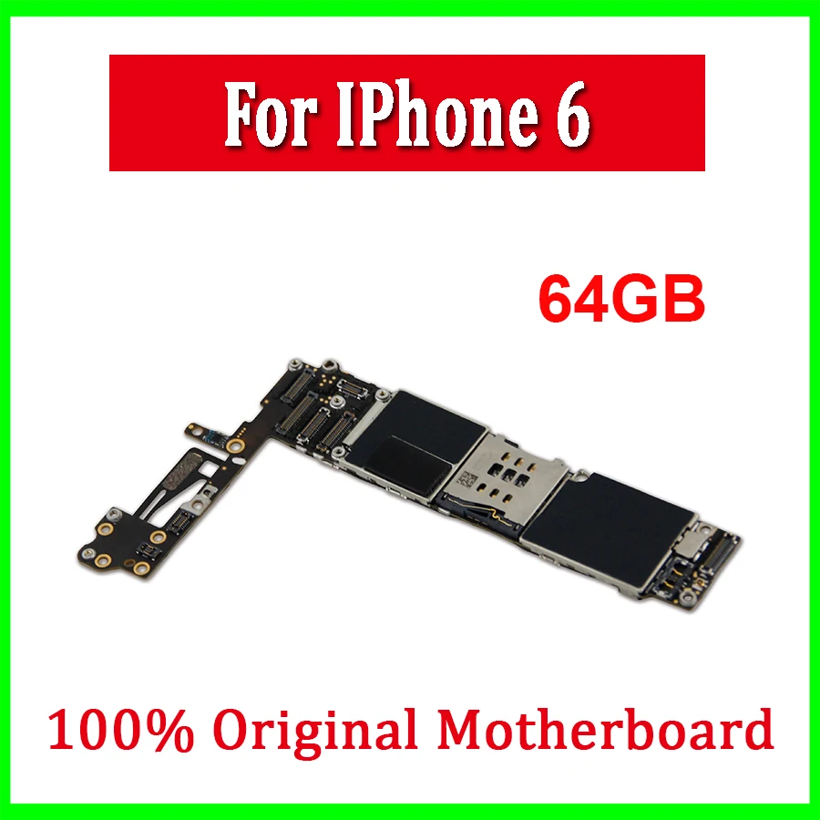 

100% Unlocked For iPhone 6 Motherboard With /No Touch ID , Full Tested Logic Board For iPhone 6 Mainboard With IOS Support Chips