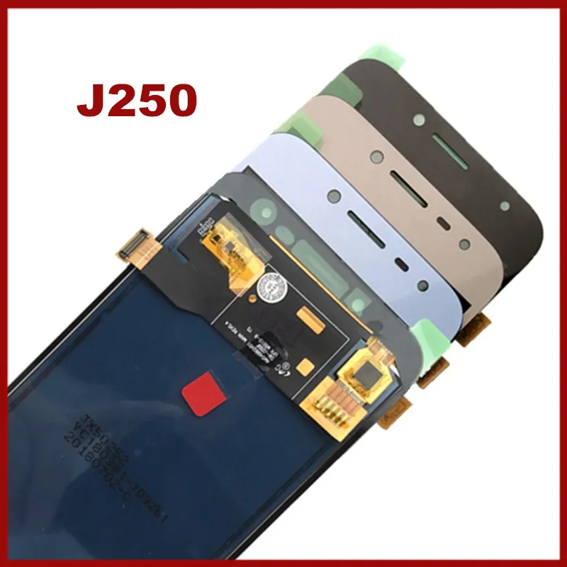 Тест ЖК-экран для samsung J2 Pro 2018 J250 J250F ЖК-дисплей кодирующий преобразователь