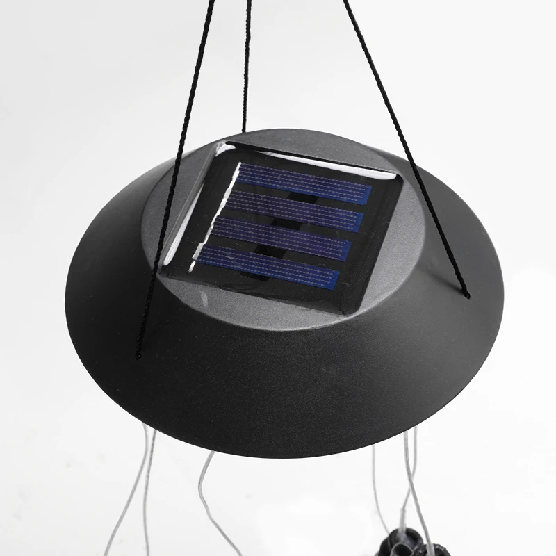 Изменение цвета Led Windchimes Ретро Открытый солнечной энергии колокольчики подвесной светильник для домашнего садового декора